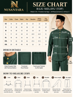 Baju Melayu - Navy - Image 4